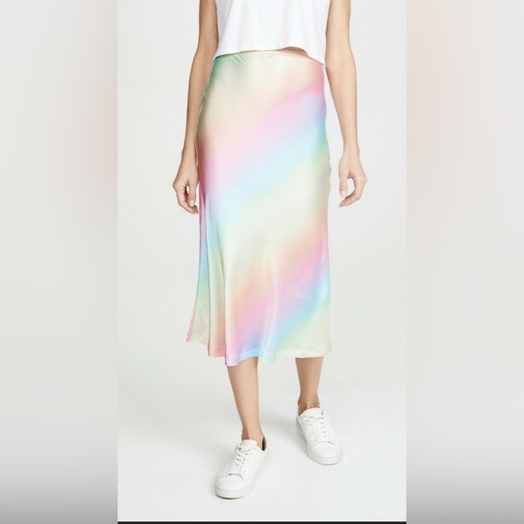 NWT lioness rainbow midi skirt - Picture 2 of 6
